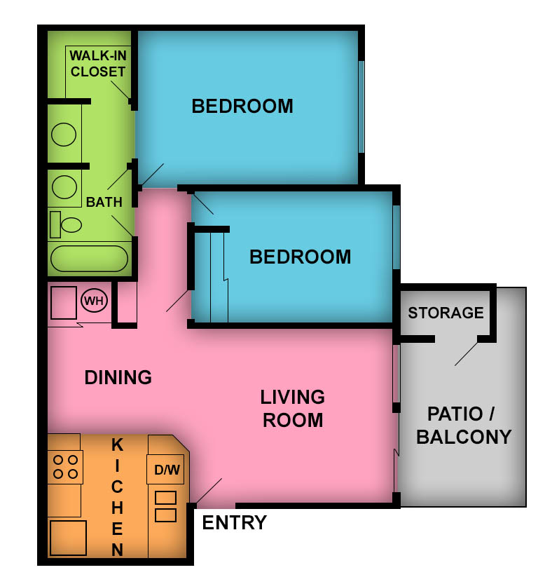 This image is the visual schematic representation of Emerald in Club Royale Apartments.